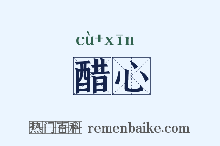 醋心是什么意思的图片